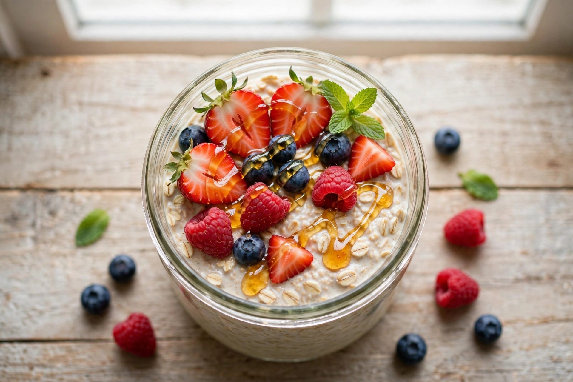 Creamy Overnight Oats (5-Minute Prep, No Cooking)
